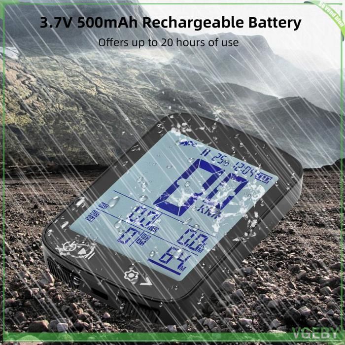 Acheter Ordinateur GPS de vélo étanche sans fil ANT , compteur de vitesse intelligent, odomètre de vélo Acheter Ordinateur GPS de vélo étanche sans fil ANT , compteur de vitesse intelligent, odomètre de vélo