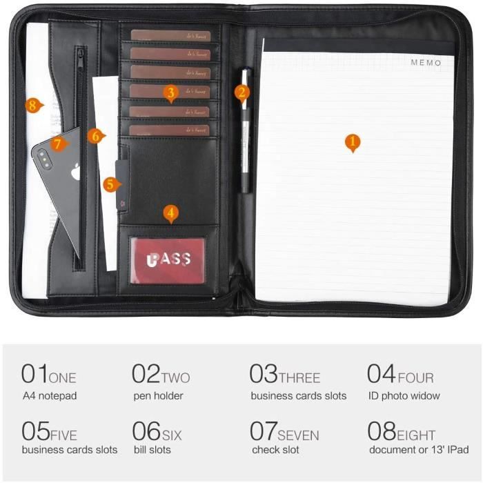 Porte document cuir outlet a4