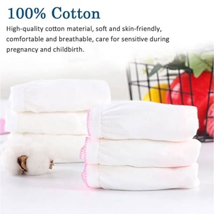 Slips Jetables Femme 100 Coton Lot de 10 Hopital Grossesse Accouchement Voyage Massage