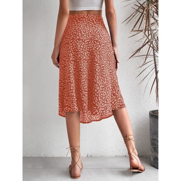 Jupe clearance fendue fleurie