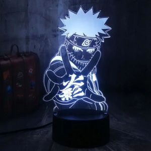 JoyLamp Naruto Uzumaki - Collection officielle x Naruto - 16 couleurs + Télécommande + Packaging Naruto - Lampe Naruto 3D Manga