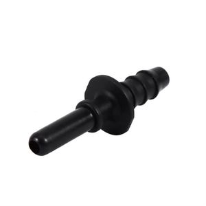 2 Connecteurs De Tuyau De Carburant Droit Femelle/mâle 8mm - Pour Ligne De Carburant Voiture, Plastique Robuste, Noir