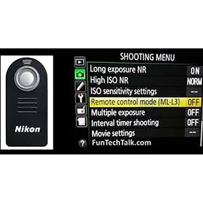 Télécommande Timer LCD RGBS Pour Nikon Z6 Z7 D90 D3500 Etc. - Retardateur, Bulb, Intervalle