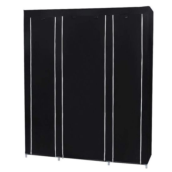 Oui Armoire De Rangement Penderie Pas Cher Cadre En Metal Housse