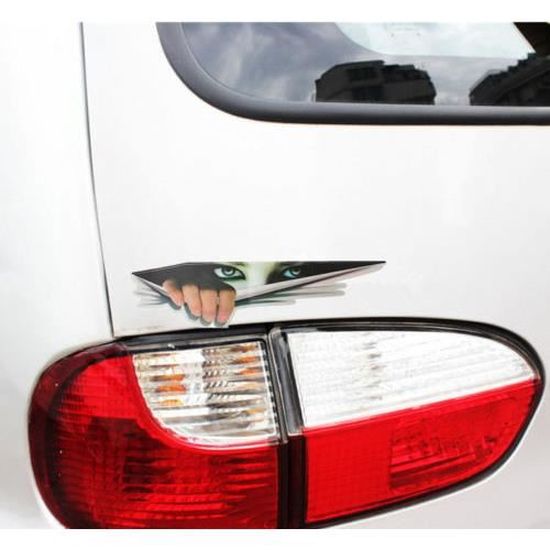 Stickers voiture Bumper Tailgate 3D personnalisés autocollants de voiture