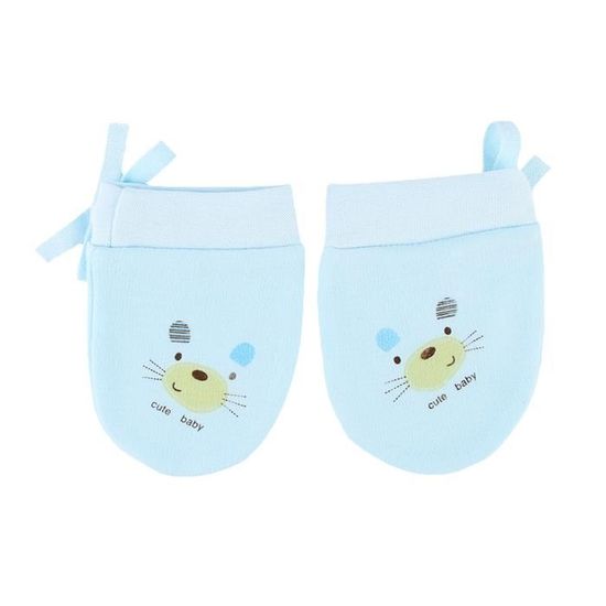 Eozy 3 Paires Moufles De Protection Anti Griffures Coton Anti Scratch Moufles Bebe Fille Garcon 0 6 Mois Naissance Cdiscount Puericulture Eveil Bebe