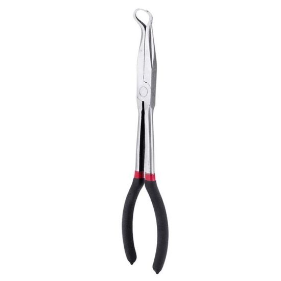 SODIAL Haute qualite 11 pouces pinces allongees pince a bec effile pince a bougie type O