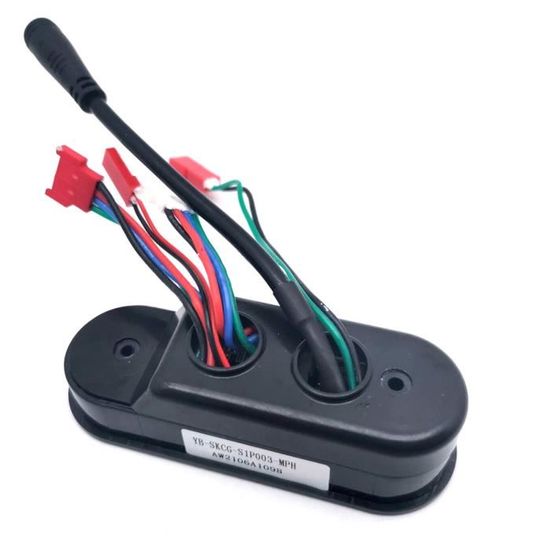 TABLEAU DE BORD scooter électrique QSS4 6 BROCHES 48V60V couleur noire