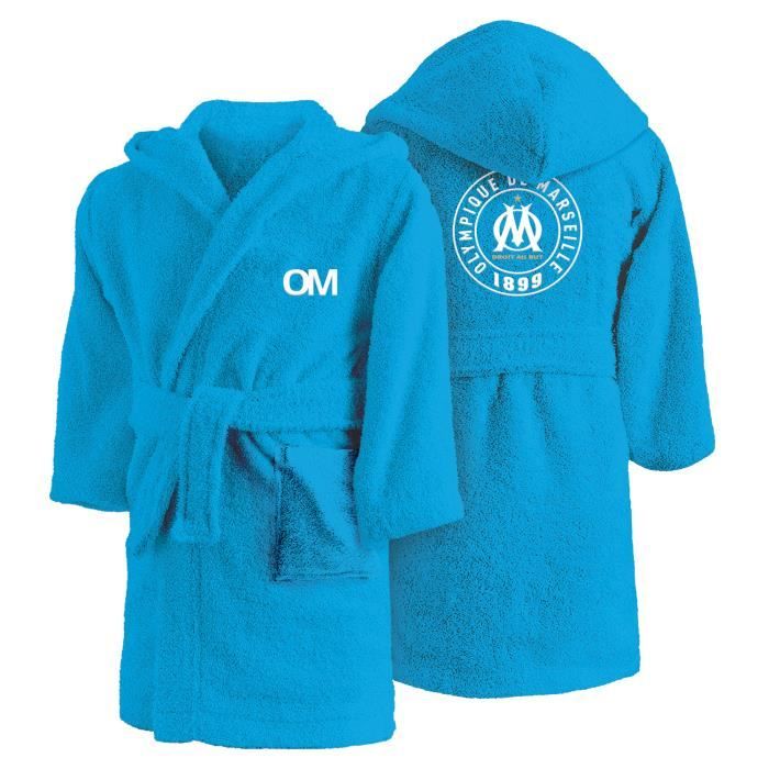 Peignoir enfant OM 1899 100 coton taille 6 8 ans Cdiscount Maison