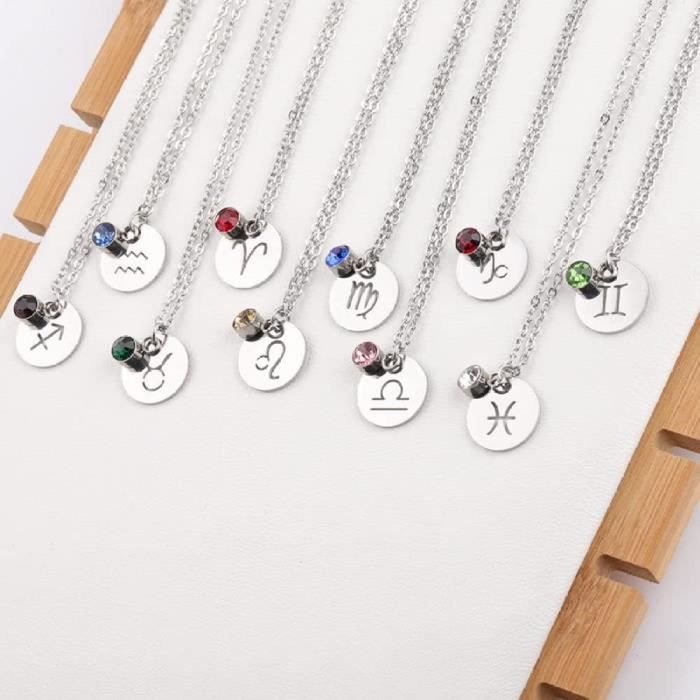 Collier Zodiaque Bélier En Argent 925 - Pendentif Horoscope - Chaîne 45 Cm - Bijou élégant Pour Femme
