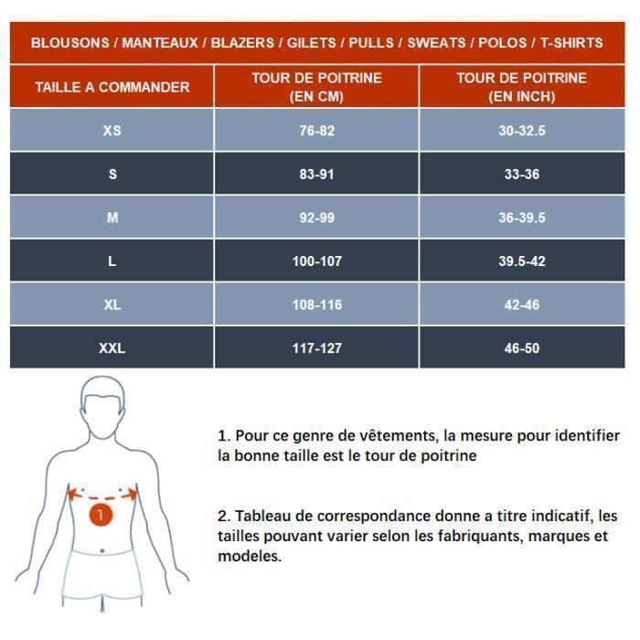 Conversion Taille Vetements Americaine Francaise Correspondance