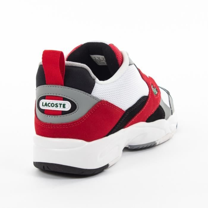 Lacoste rouge basket cheap