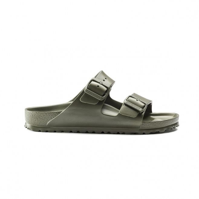Sandale Femme Birkenstock ARIZONA Kaki Tige en EVA Boucle