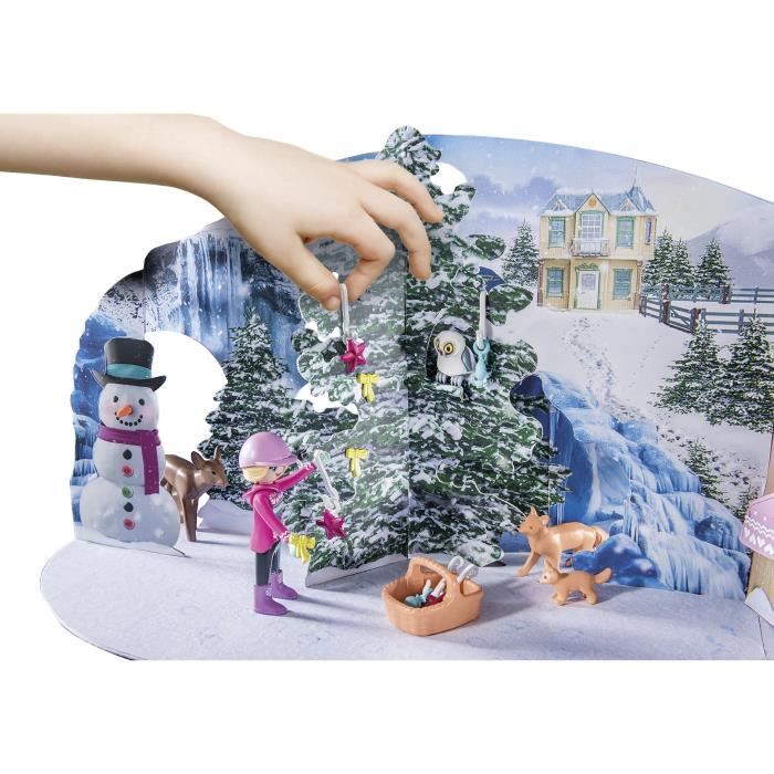 Playmobil Christmas 4159 pas cher, Calendrier de l'Avent Centre équestre