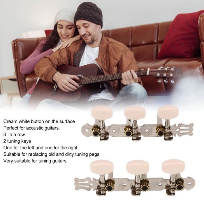 4 Pièces De Chevilles De Réglage De Guitare Basse électrique Ouvertes