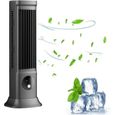 Climatiseur portable rechargeable - Réservoir d'eau Compact et silencieux - Bureau ou chambre