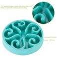 Gamelle antidérapante Forme de Labyrinthe pour Chien Animal Domestique Bleu - Favorise Une Alimentation Saine et Une Digestion-0