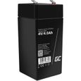 GreenCell®  Rechargeable Batterie AGM 4V 4Ah accumulateur au Gel Plomb Cycles sans Entretien VRLA Battery étanche Résistantes-0