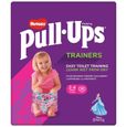 HUGGIES Pull-Ups Trainers Couches bébé Fille 2-4 ans : 15 - 23 kg - Paquet de 28 couches-0