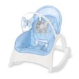 Transat Balancelle electrique pour bébé ENJOY Lorelli bleu-0