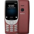 Téléphone mobile Nokia 8210 4G sans casque - Blanc - Lecteur MP3 et radio FM intégrés - Batterie 1000 mAh-0