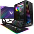 Vibox VI-20 PC Gamer - 22" Écran Pack - AMD Ryzen 3200GE - Radeon Vega 8 Graphiques - 16Go RAM - 480Go SSD - Win11 - WiFi-0