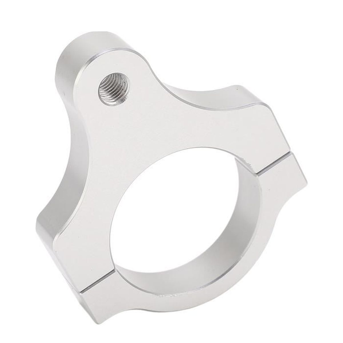 Akozon Steering Damper Frame Mounting Clamp Bracket Steering Damper Fork Frame Mounting Clamp