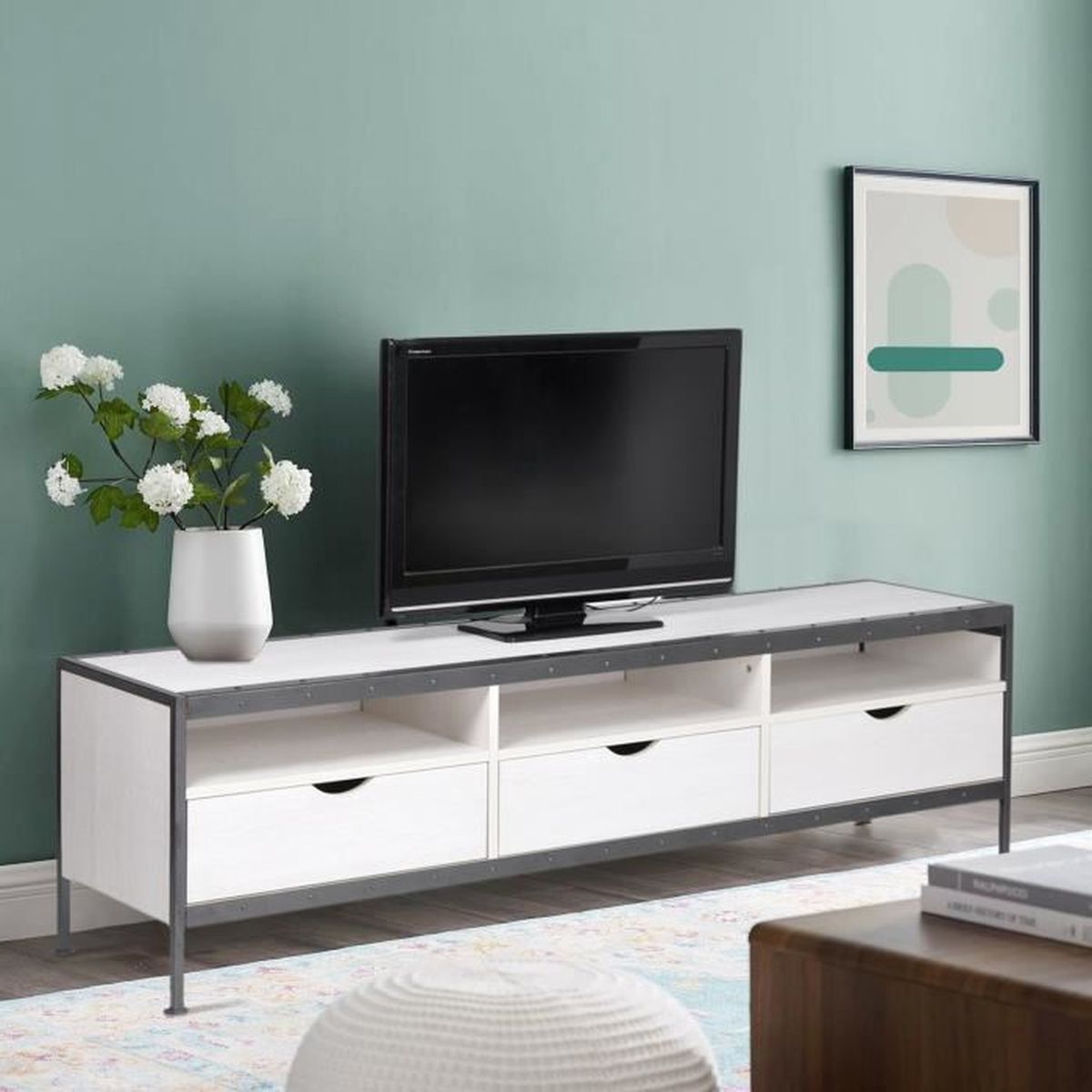 meuble tele avec rangement