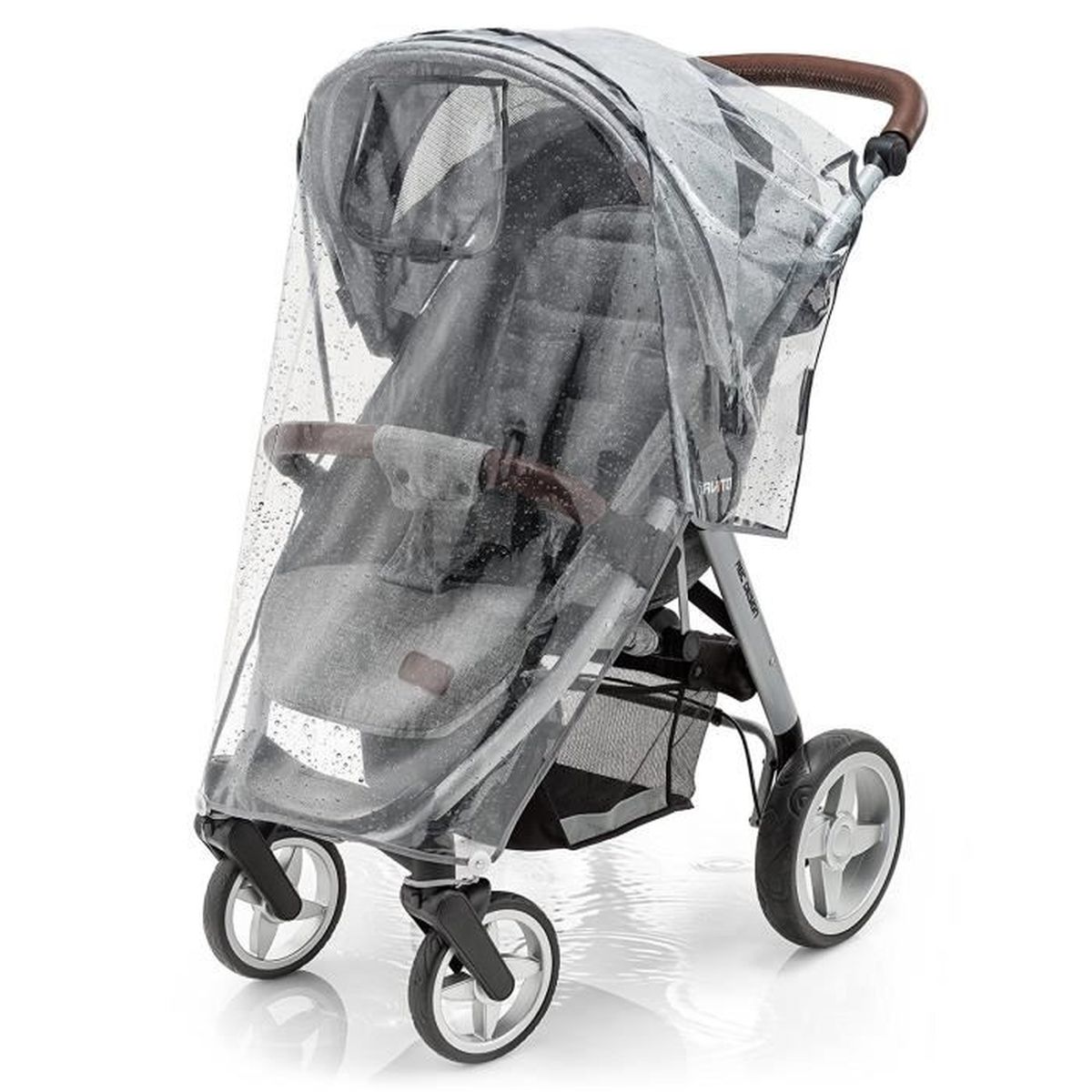 habillage de pluie universel pour poussette 3 roues