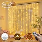 MELISSA & DOUG Guirlande Lumineuse Rideau 300 LED Decoration Lumineuse USB 8 Modes 3M*3M Deco de Fenêtre Anniversaire Mariage Maison