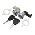 Kit Cylindre Serrure Porte Alliage Zinc 7701468981 Pour Renault Megane Scenic Clio Thalia - 2 Cylindres + 2 Clés