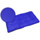 SuperKissen24 Coussin Dossier pour Palette Canapé 120x80 cm - Intérieur-Extérieur - imperméable - Bleuet