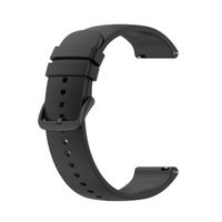 Bracelet de montre en silicone de remplacement 20MM compatible Huami Amazfit GTS3/Amazfit GTS 2e/Amazfit GTS 2/Amazfit bip S (Noir)