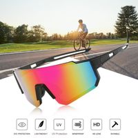 Lunettes de sport de Cyclisme en PC en plein air-Activités d'extérieur -lunettes de soleil de sport-Pour conduite, course à pied