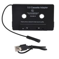 SUC-Adaptateur de cassette Bluetooth de voiture Adaptateur de Cassetteavec Technologie5.0, Indicateur LED de son baladeur
