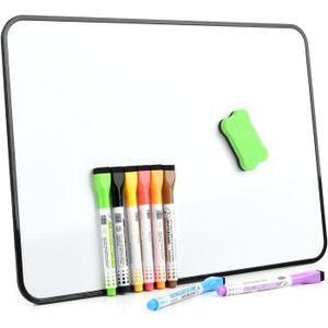 Tableau Blanc Effaçable A3 30x40cm Double Face - Chevalet Portable Magnétique Avec Support