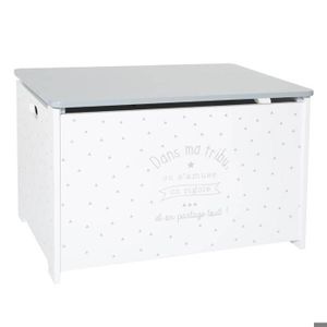 COFFRE À JOUETS Coffre à jouets - ATMOSPHERA - Gris - Bois MDF - 5