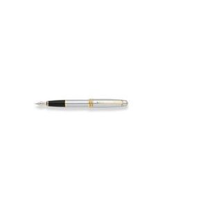 Cross Calais Stylo Bille Noir et Chrome