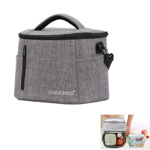 GOURDE Sac Repas Isotherme pour Déjeuner Lunch Bag Portable 29x17x20CM
