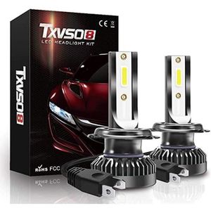 PHARES - OPTIQUES TXVSO8 Phares de voiture à LED H7 pour lampe LED auto 12V 36W 8000LM adaptables à tous les modèles