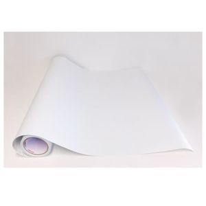 Papier Peint Autocollant 1 m x 45 cm Adzif.biz Le sticker de decoration Rouleau adh/ésif Aspect Cuir Blanc