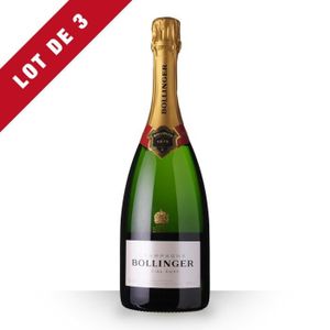 CHAMPAGNE 3X Bollinger Spécial Cuvée Brut 75cl - Champagne