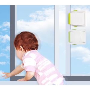 YSDSY 2 pcs Bloque porte coulissante, verrouillage de sécurité pour bébé  bloque-fenêtre placard serr