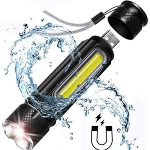 LAMPE DE POCHE Multifonctionnel lampe de poche LED USB batterie R