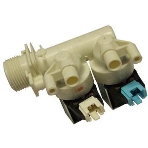 Électrovanne D'Entrée D'Eau Pour Lave-linge - Double Entrée - 4 Broches - Tension AC 220-240V - Raccord Fileté 26.3 Mm