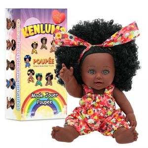 MARULADOLLS - AWA : Poupée Noire Africaine aux Cheveux Afro de 45CM dans  Une boîte Cadeau - Poupon Noir aux Cheveux crépus. Idée Cadeau pour Les 3  Ans et Plus : : Jeux et Jouets