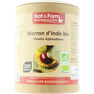 TONUS - VITALITÉ Nat & Form Eco Responsable Marron D'Inde Bio 200 gélules