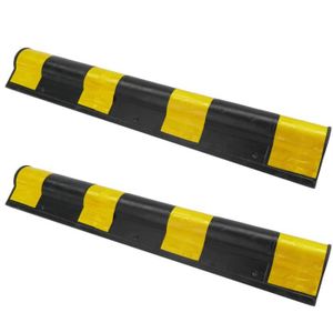 PROTECTION DE GARAGE PrixPrime - Protecteur d'angle réfléchissant noir et jaune 79 cm Pack - 2