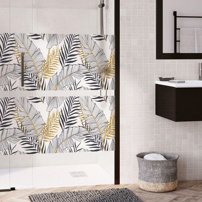 Ambiance Sticker Adhésif Film Fenêtre Anti Regard Occultant - LA Jungle - Stickers Autocollant Brise-Vue pour Vitres & Porte de Douche - 40x100cm Ambiance Sticker Adhésif Film Fenêtre Anti Regard Occultant - LA Jungle - Stickers Autocollant Brise-Vue pour Vitres & Porte de Douche - 40x100cm