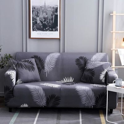 Ystyle Housse Canapé 3 Places Avec Accoudoirs, Housse Canape Extensible, Protege Canape Universelle, Housses Pour Meubles Protection Pour Chiens Et Chats, Moderne Housse Fauteuil, Gris